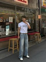 Damage iced denim pants