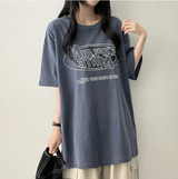 Ix ピグメントボクシーフィット半袖Tシャツ