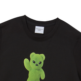 25SS エイリアンベアクロップショートスリーブTシャツ ブラック