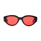 D.fox Original Glossy Black / Red Tint Lens