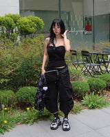 [UNISEX] スクエアヒップベルトミニバッグ