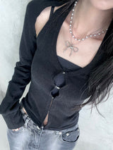 mix pearl choker
