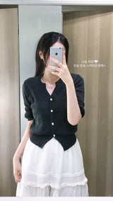 Silm-fit haerin cardigan 14colors