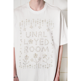 BUTTON LOGO T SHIRT / WHITE