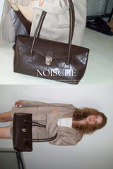 MADE_Arc Flap Long Handle Bag / MOCHA BROWN