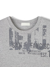 ブリックプリントTシャツ