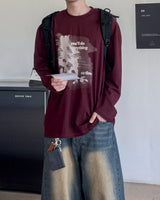 Artwork Printed Long Sleeve Tee