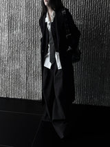 handmade long vest coat