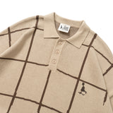 ROUGH KNIT POLO(Brown)