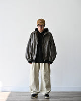 HVN CITY OVERSIZE LEATHER JACKET BB