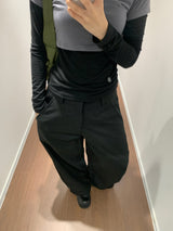 バックフリップサテンスラックス (2color)