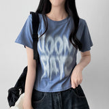 Mood pigment short-sleeved T-shirt