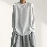 Oak Waffle Shoulder Cut Long Sleeve Tee