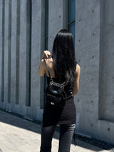 SALE! Side hole long strap sleeveless mini dress (2 colors)