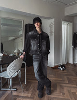 Bor Washed Western Denim Jacket