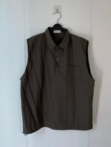 Half Open Nylon Shirt Vest 3C