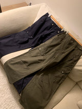 Rover Flap Pocket Back Banding ワイドカーゴロングパンツ (2 Colors)