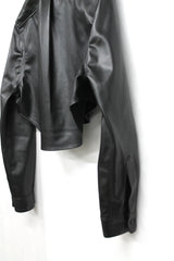 ネクタイレザーショートシャツ