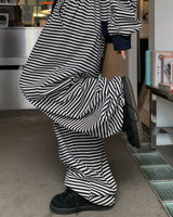 Wearing ストライプバンディングパンツ