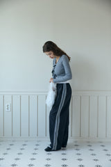 LACE TRACK PANTS (2 COLORS)