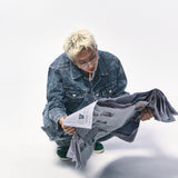 JINRO DENIM CROP TRUCKER JACKET 