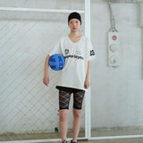 Vネックスポーツジャージ ivory