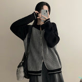 Mint Leglan Color Two Way Knit Zip-Up