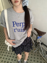 パルフェコットンルーズフィット半袖Tシャツ