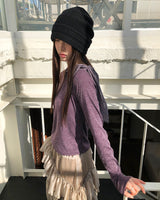 ベルティック ドットリボン オフショルダー Tシャツ