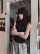 [LANARCH] Slim Hood Sleeveless