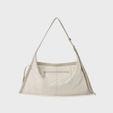 Buckle Cross Bag (Check Ivory)