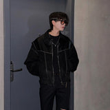 ASCLO ブラックサークルチェーンネックレス