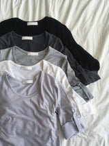 キーン ロールアップ 7分袖Tシャツ