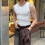 LMN アーサーステッチマッスルフィットノースリーブ (4 colors)