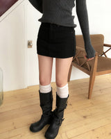Kiko Stitch Pocket Skirt-Pants
