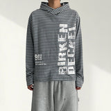 Biken Stripe Warmer Hooded Long Sleeve T-shirt (3 colors)