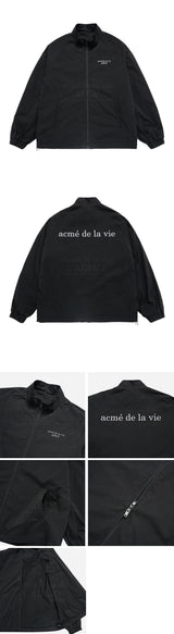 24FW ベーシックロゴナイロンセットアップジャケット ブラック