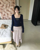 ゼアベーシックニットブラトップ