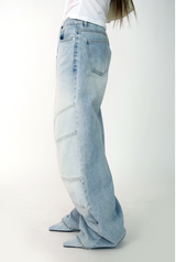 wing denim pants(2color)