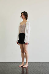 LUMINOUS OVERSIZED SHIRT / WHITE