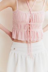LILY MINI SKIRT white