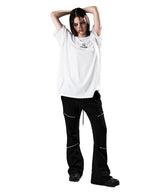 NO.122 BAR CODE T-SHIRT WHITE