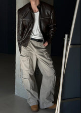 [Unisex] Dyeing string multi cargo pants(3color)