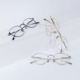 Knouun Round titanium glasses CODE. 102. B Sizzy Gold