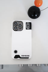 [MADE] at sign card case (white)