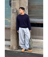 Crop saddle knit