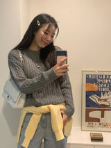 [MADE] Angpang Twisted Round Knit