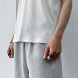 Vertical Ribbed Cropped Tee