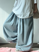 5000 ソルド 🥳❤‍🔥(BABY PALE CORDUROY👼) ツープレートバルーンコットンパンツ🤍🤎🩵🖤💛 - 6 カラーズ