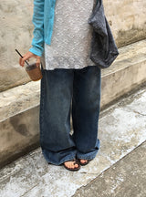 Tabby Summer Wide Denim Pants